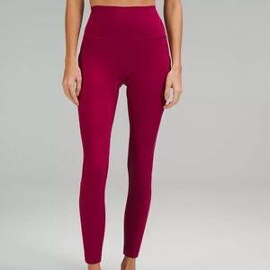Lululemon Align Leggings with Pockets 25” Pomegranate | NWT | sz 8